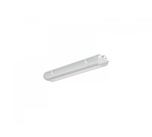 Светильник светодиодный пылевлагозащищенный с БАП TLWP02 PS ECP EM 653х135х105мм 18Вт 4000K , 1 ч., РТ 2200Лм IP65 прозр  02348  TechnoLux