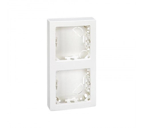 Simon 73 Рамка вертикальная, 2 поста, 75*146мм, S73 Loft, белый  73621-60  Simon