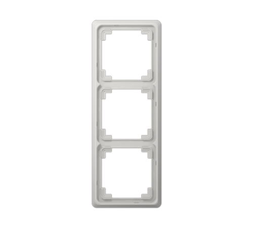 Рамка для вертикальной и горизонтальной установки, 3-кратная, светло-серая  CDP583LG  Jung