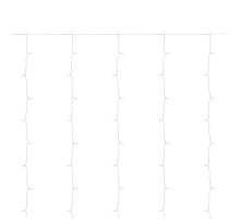 Дождь (занавес) Wi-Fi 3х3 м, прозрачный ПВХ, 180 LED RGB, не соединяется  245-001  NEON-NIGHT