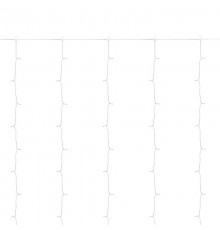 Дождь (занавес) Wi-Fi 3х3 м, прозрачный ПВХ, 180 LED RGB, не соединяется  245-001  NEON-NIGHT