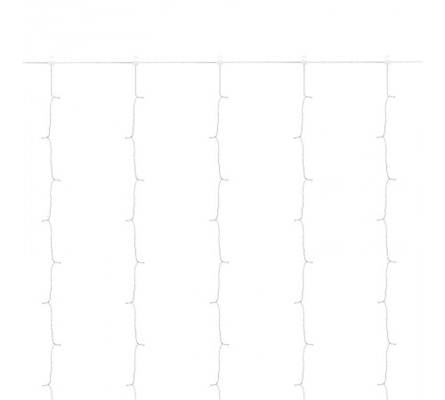 Дождь (занавес) Wi-Fi 3х3 м, прозрачный ПВХ, 180 LED RGB, не соединяется  245-001  NEON-NIGHT