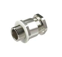 Взрывозащищенный кабельный ввод серии КН для небронированного кабеляМ90х2 D:62,8-71мм. Никелированная латунь IP66/IP68  KH9MHK  DKC