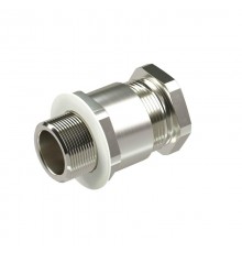 Взрывозащищенный кабельный ввод серии КН для небронированного кабеляМ16х1,5 D:2,8-8мм. Никелированная латунь IP66/IP68  KH1MHK  DKC