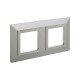 Рамка из металла, "Avanti", светло-серебристая, 4 модуля  4404854  DKC