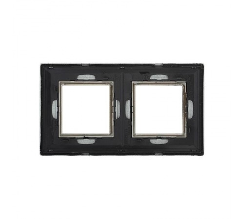 Рамка из металла, "Avanti", светло-серебристая, 4 модуля  4404854  DKC