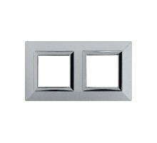 Рамка из металла, "Avanti", светло-серебристая, 4 модуля  4404854  DKC