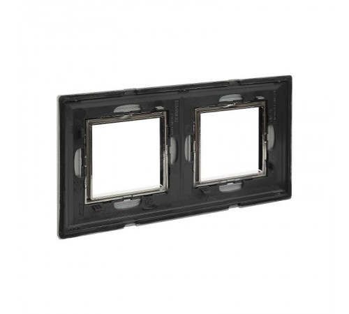 Рамка из металла, "Avanti", светло-серебристая, 4 модуля  4404854  DKC