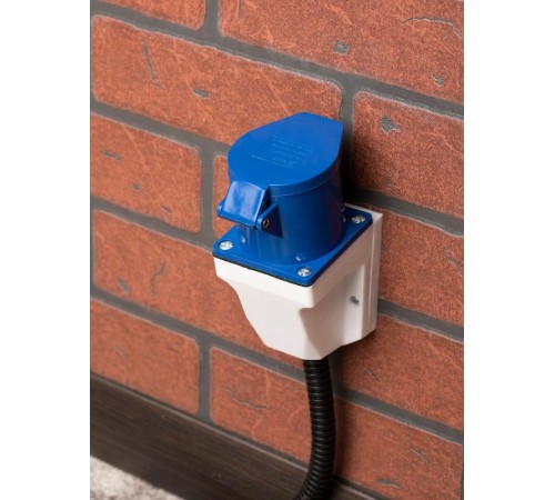 Розетка стационарная наружная 123 2Р+РЕ 32А 220В IP44 EKF PROxima  ps-123-32-220  EKF