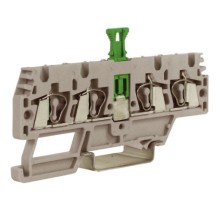 HMM.2/2+2/SGR, проходной зажим, 2 ввод/2 вывода, серый 2,5 кв.мм, с размыкателем  ZHMS10GR  DKC