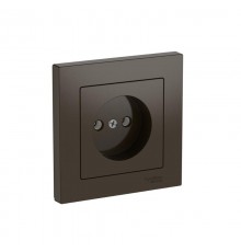 AtlasDesign Мокко Розетка без заземления, 16А, (в сборе с рамкой), быстрозажимные клеммы  ATN000640S  SE