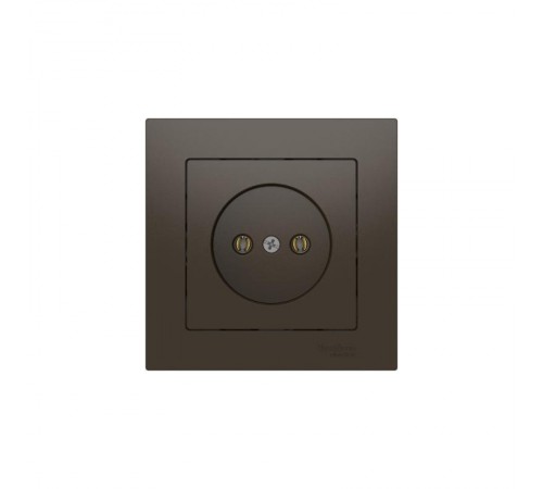 AtlasDesign Мокко Розетка без заземления, 16А, (в сборе с рамкой), быстрозажимные клеммы  ATN000640S  SE
