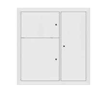 Щит этажный без окон RAL9003 (1000х950х150) Basic  mb28-v-bo-r9003  EKF