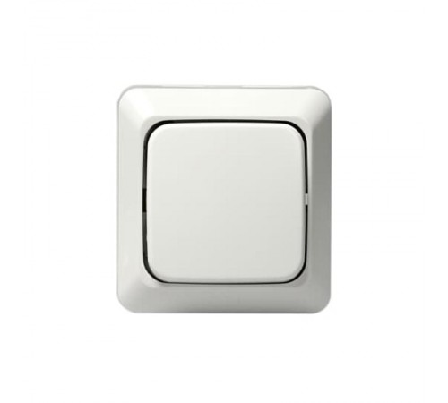 Переключатель 1-клавишный кросс, 16А/250 В (схема 7), серия Jussi, белый, поверхностный монтаж  1067A4   2TKA000203G1  ABB