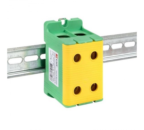 Клемма силовая вводная двойная КСВ 35-150 желто-зеленая EKF PROxima  kvs2-35-150-y-green  EKF