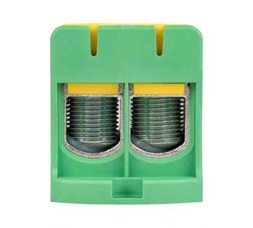 Клемма силовая вводная двойная КСВ 35-150 желто-зеленая EKF PROxima  kvs2-35-150-y-green  EKF