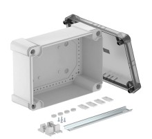 Распределительная коробка X25C, IP 67, 286x202x126 мм,сплошная стенка, прозрачная крышка, DIN-рейка  2005572  OBO Bettermann
