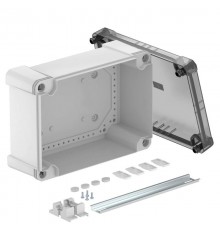 Распределительная коробка X25C, IP 67, 286x202x126 мм,сплошная стенка, прозрачная крышка, DIN-рейка  2005572  OBO Bettermann