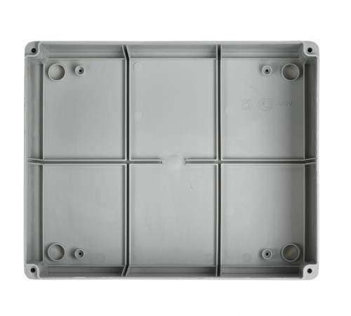 Коробка распределительная КМ41272 для о/п 240х195х90 мм IP55 (RAL7035, кабельные вводы 5 шт)  UKO10-240-195-090-K41-55  IEK