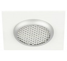 Встраиваемый светильник алюминиевый  KL110 WH/SL MR16 GU5.3 белый/серебро матовый   Б0061532  ЭРА