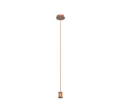 Светильник подвесной шнур под лампу Decor PL023 медный E27, 1 м, 1/40  PL023  Gauss