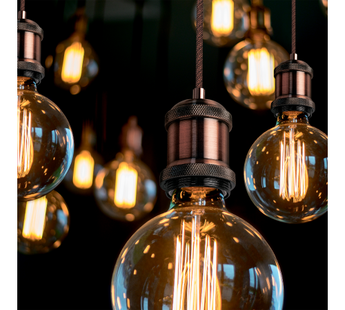 Светильник подвесной шнур под лампу Decor PL023 медный E27, 1 м, 1/40  PL023  Gauss