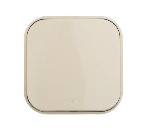 Quteo Слоновая кость Кнопка 1-клавишная 6А  782235  Legrand