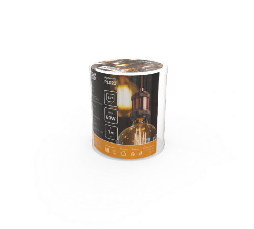 Светильник подвесной шнур под лампу Decor PL023 медный E27, 1 м, 1/40  PL023  Gauss