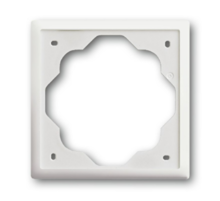 Рамка 1-постовая, серия impuls, цвет белый бархат  1754-0-4430   2CKA001754A4430  ABB