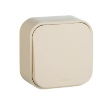 Quteo Слоновая кость Кнопка 1-клавишная 6А  782235  Legrand
