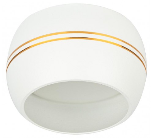 Светильник встраиваемый точечный алюминиевый MR16, KL81 WH/GD белый/хром (40/960)  Б0049010  ЭРА