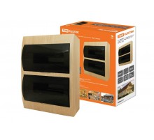 Бокс пластиковый навесной ЩРН-П-24 модулей  IP41 "Эко" (сосна)   SQ0901-0018  TDM