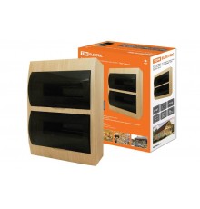 Бокс пластиковый навесной ЩРН-П-24 модулей  IP41 "Эко" (сосна)   SQ0901-0018  TDM