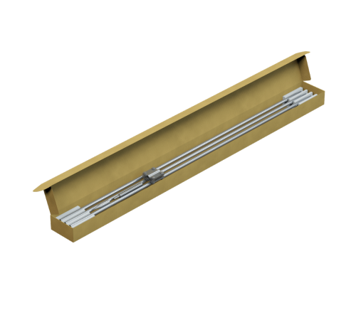 Комплект заземления из 2 стержней  16 мм L=1,5 м HD  KTZ-D16-2 HD  КМ-профиль