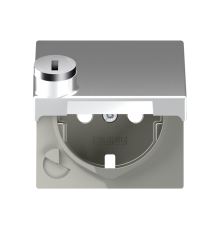 Запчасть, накладка на розетку, крышка с замком  A1520KLSLPLAL  Jung