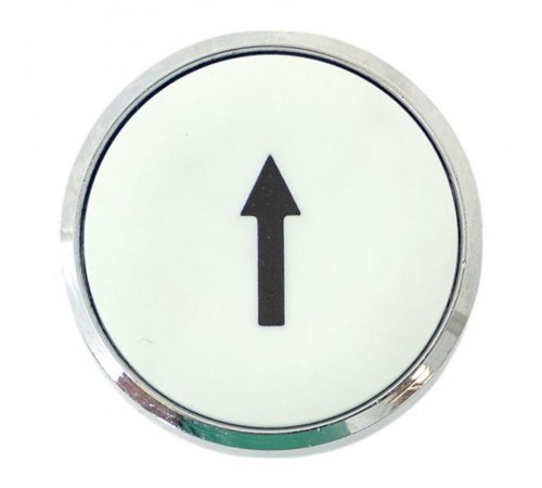 Механизм исполнительный кнопки XB4 белый плоский возвратный без фиксации, стрелка IP65  XB4BA-1256C-65  EKF