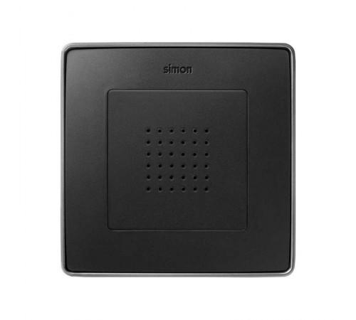 Simon 82 Накладка на звонок, динамик встр., fm-тюнер, S82, 82N, S82 Detail, графит  82052-38  Simon