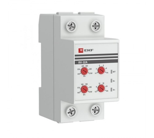 Реле напряжения (сквозное подкл.) RV-32A EKF PROxima  rv-32a  EKF
