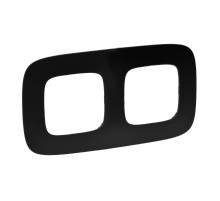 Valena ALLURE Матовый черный Рамка 2-ая  754402  Legrand