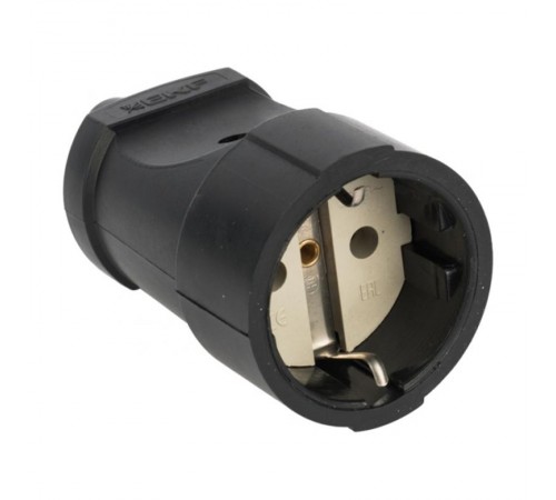 Гнездо штепсельное с/з черн. 16А 250В EKF PROxima  ASG16-30  EKF