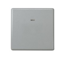 Simon 27 Выключатель двухполюсный с контрольной подсветкой, 16А 250В, широкий модуль, S27, серый  27134-67  Simon