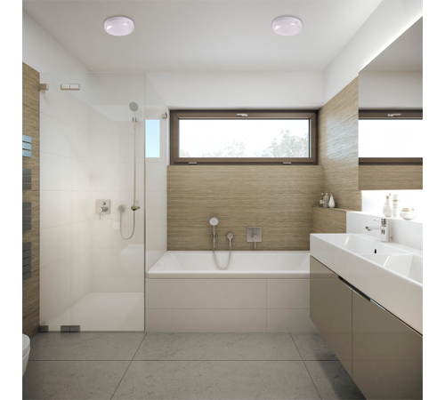 Светильник светодиодный пылевлагозащищенный для ЖКХ ДПБ PBH - PC4-RSM 10W 4000K CL IP65 Sensor (микроволн.)  5009363  Jazzway