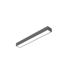 Светодиодный светильник Gexus Line Up'n'Down 1200x160x110 мм 20 Вт/35 Вт 3000 К черный муар опал-микропризма  V1-R0-90572-30000-4005530  VARTON