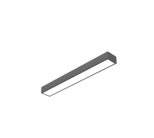 Светодиодный светильник Gexus Line Down 1200x160x110 мм 35 Вт 4000 К RAL9005 черный муар опал-микропризма  V1-R0-90571-30000-4003540  VARTON