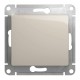 Glossa Молочный Переключатель 1-клавишный, сх.6,10AX  GSL000961  SE