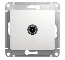 Glossa Белый Розетка TV коннектор, механизм  GSL000193  SE
