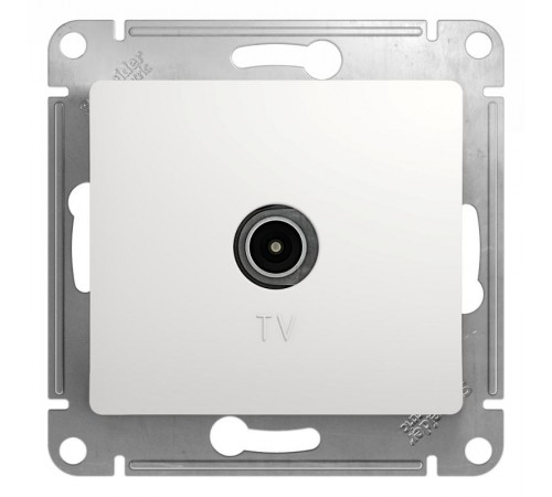 Glossa Белый Розетка TV коннектор, механизм  GSL000193  SE