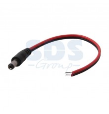Разъем питания штекер 2.5х5.5x10 мм с проводом 20 см  14-0324  REXANT