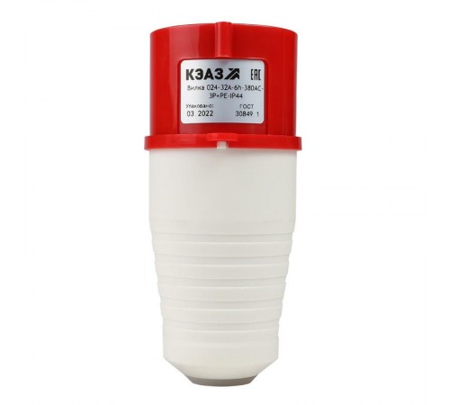 Вилка 024-32А-6h-380AC-3P+PE-IP44  222739  КЭАЗ