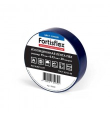 Изолента ПВХ 15x0.13х20 (син)  90808  Fortisflex